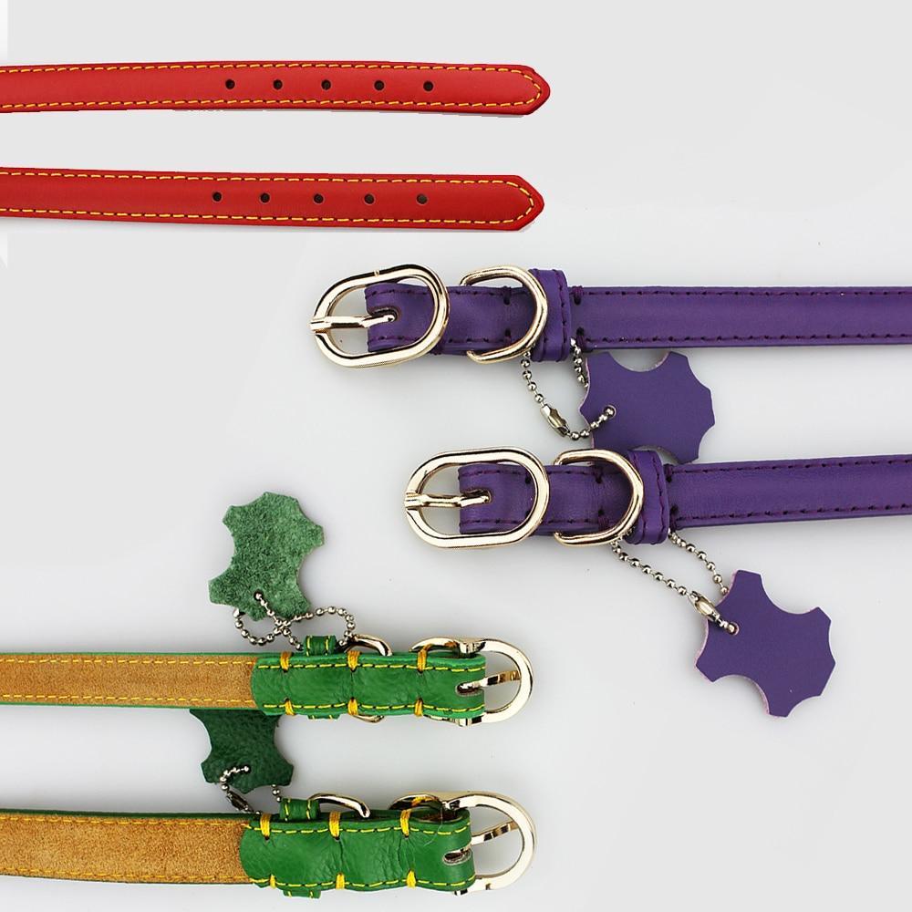 Klassisches Leder-Hundehalsband mit Anhänger