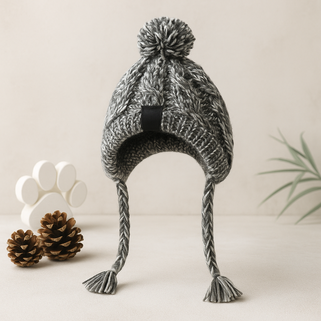Winddichte Strickmütze für Hunde