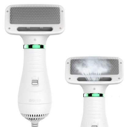 2-in-1 Haustier-Trocknerbürste