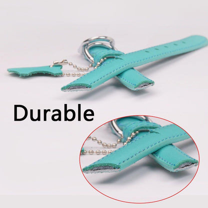 Klassisches Leder-Hundehalsband mit Anhänger