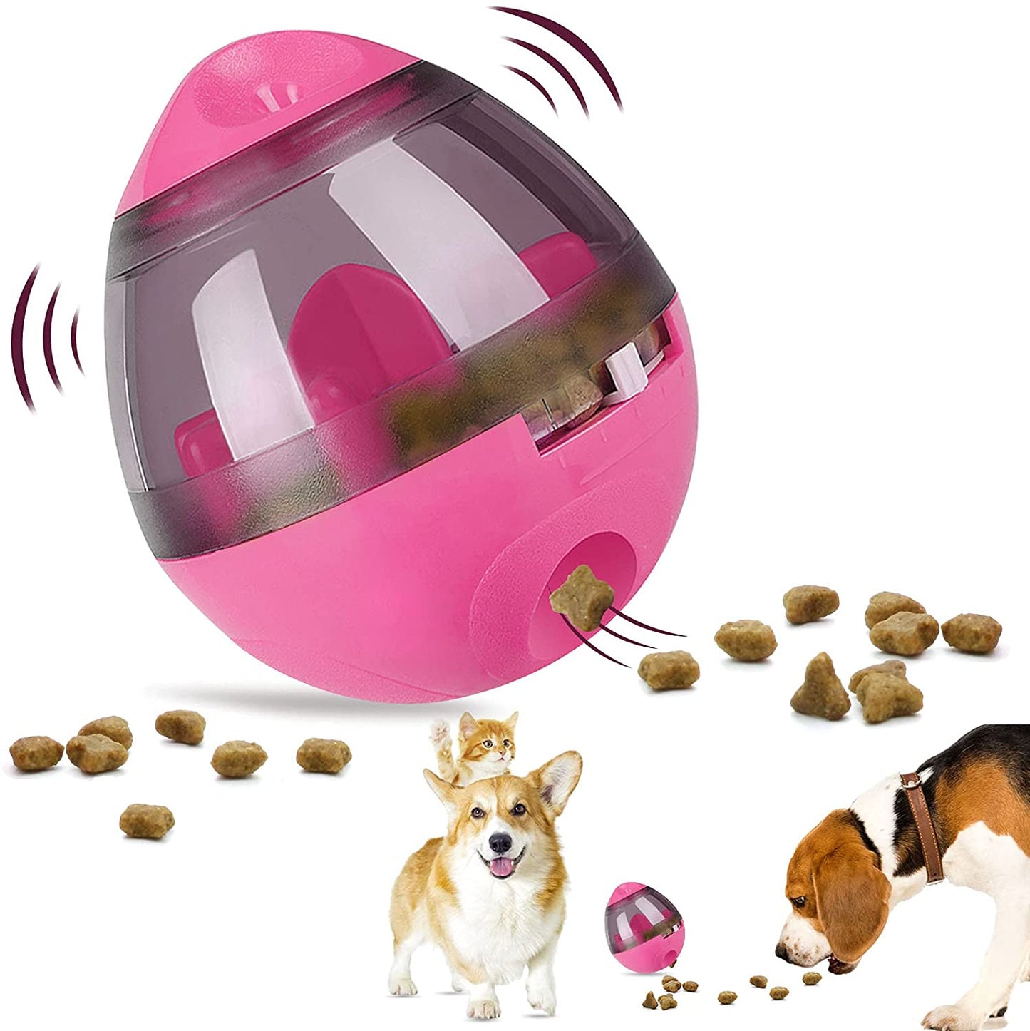 Interaktiver Leckerliball-Futterspender für Haustiere