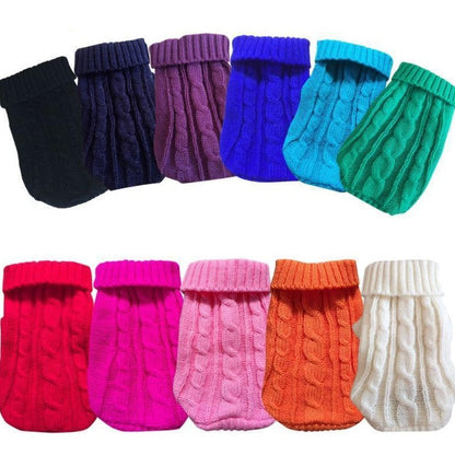 Kuscheliger Strickpullover für Haustiere