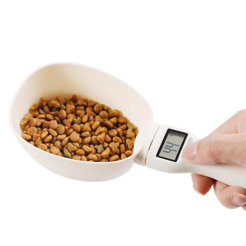 Intelligenter Messlöffel für Tierfutter