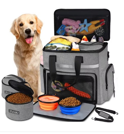 Reise-Futter-Organizer-Tasche für Haustiere