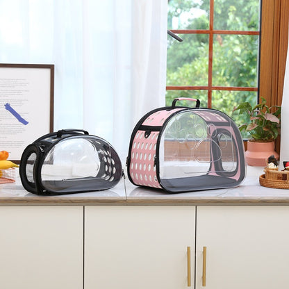 Faltbare PVC-Tragetasche für Katzen und Hunde